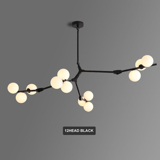 Creative Branch Arm Chandelier 12/18/24 Molecular Balls