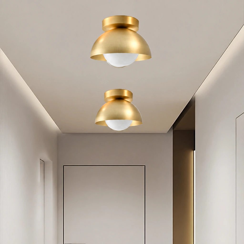 Sanja ceiling light - Brass lifestyle view 1