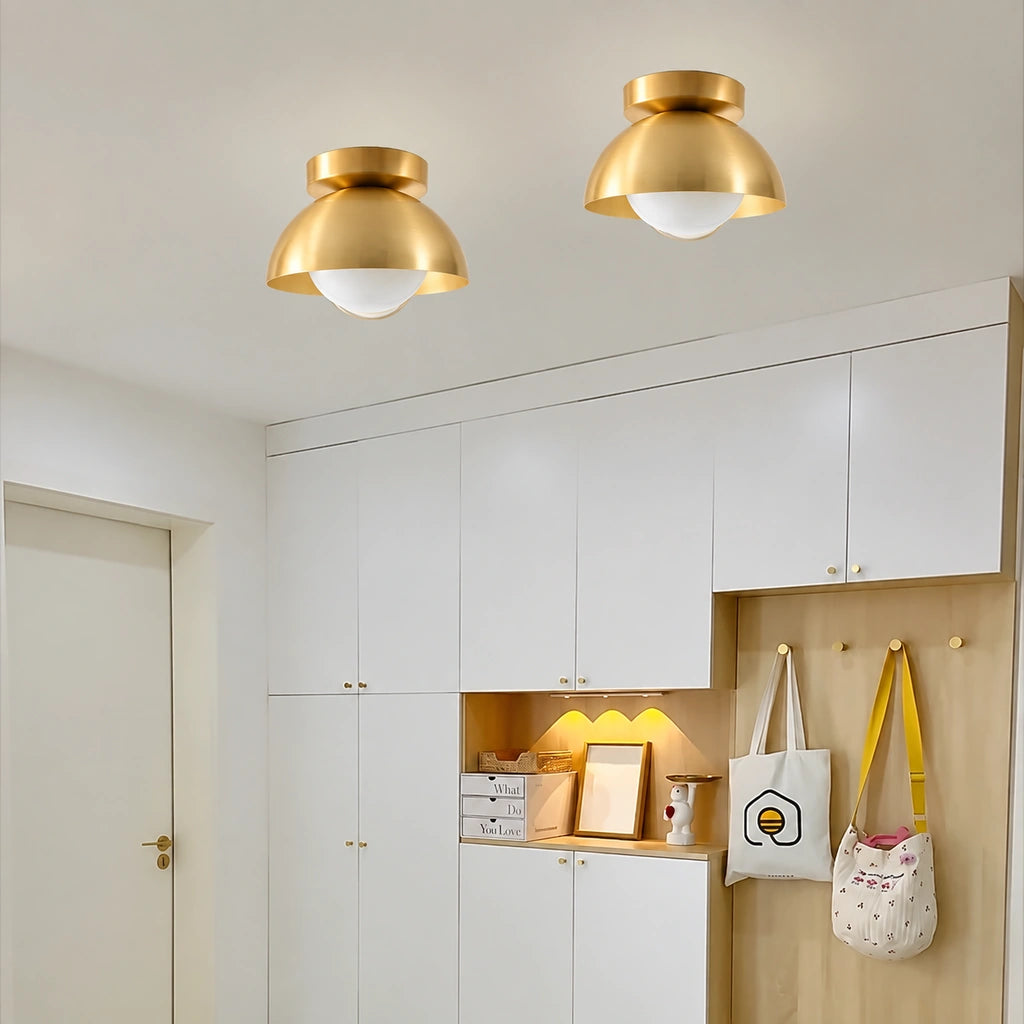 Sanja ceiling light - Brass lifestyle view 2