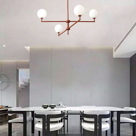 Kestrel Modern Metal Angular Sphere Chandelier