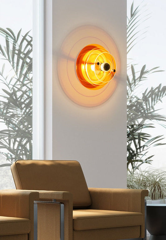Colorful Layered Acrylic Glass Wall Light