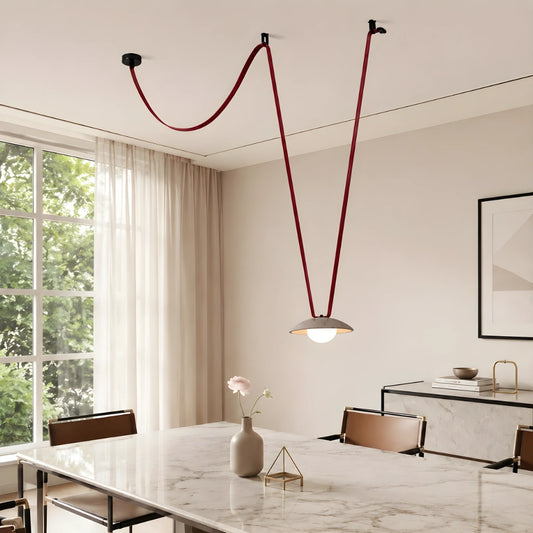 Bryvyn Modern Ceylon Travertine Belt Chandelier