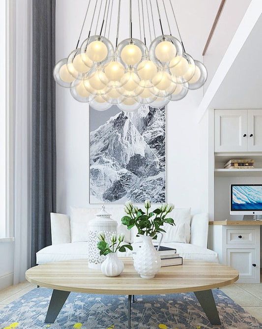 Glass Bubble LED Ball Pendant Lights