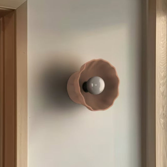 Kaito Wabi-Sabi Ceramic Flower Wall Sconce