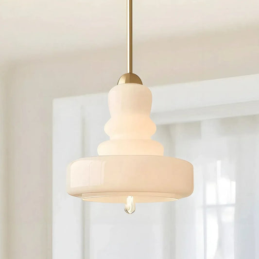 Vespera Modern Sculptural Glass Pendant Light