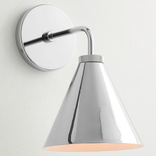 Beck Industrial Metal Tapered Sconce
