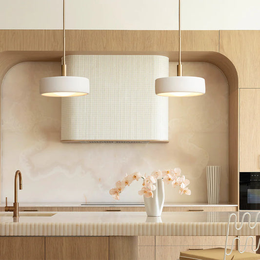 Modern White Porcelain Pendant Light