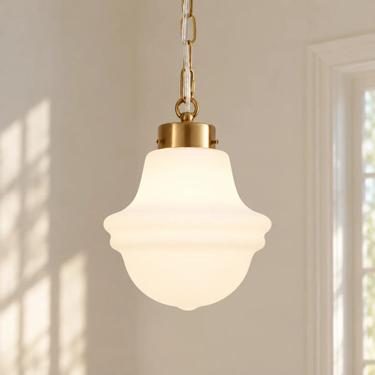 Liora pendant, Antique Brass SKU hero, no canopy