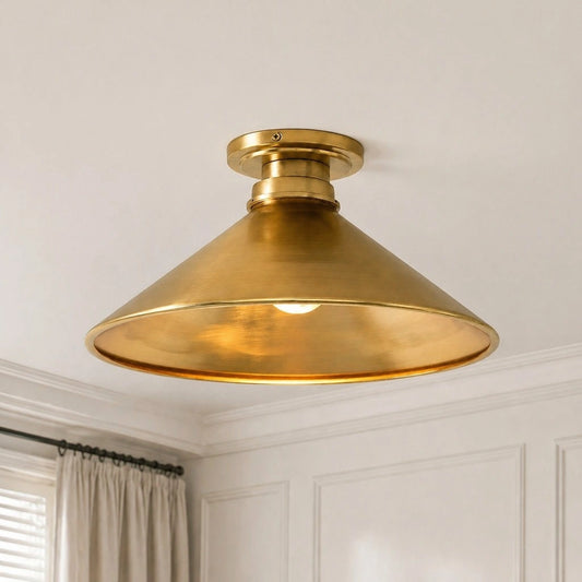 Jolene Modern Cone Flush Mount Ceiling Light