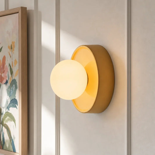 Elena Modern Ceramic Orb Wall Light