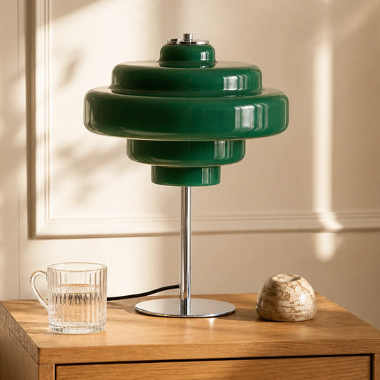 Vivian Modern Artistic Orange Glass Table Lamp