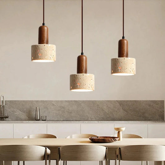 Kairi Modern Travertine Pendant Light