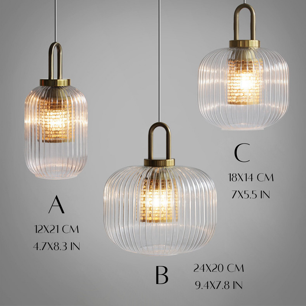 マグマグラス　magmaglass deitz NO.50 commet Industrial Banded Globe Pendant - Large | Shades of Light